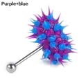 thumbnail image 1 of Windcarnival Unisex Cool Punk Hammer Shape Vibrating Tongue Bar Stud Body Piercing Jewelry, 1 of 13