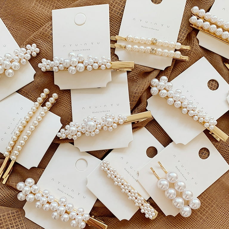 PEARL HAIR CLIP VINTAGE S