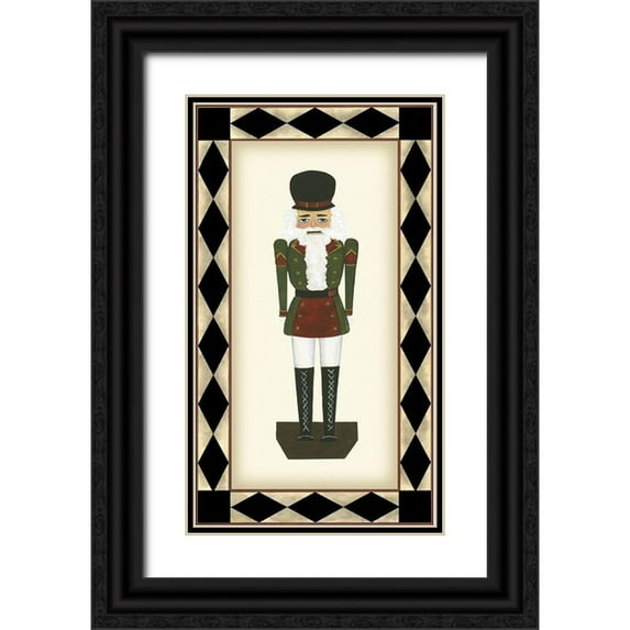 Kafantaris, Tina 20x32 Black Ornate Wood Framed with Double Matting Museum Art Print Titled - Nutcracker II