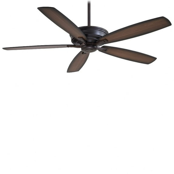Kafe Ceiling Fan In Transitional Style 15 Inches Tall By 60 Inches Wide-Kocoa Finish Finish-Dark Maple/Medium Maple Blade Color Minka Aire Fans