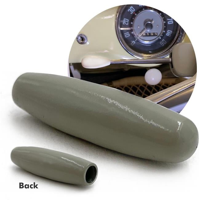 KaferLab Billet Silver Beige Turn Signal Knob for Volkswagen Beetle