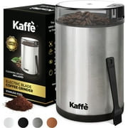 Kaffe 14Cup Electric Coffee Grinder with Auto On/Off, Stainless Steel (Cleaning Brush Included)