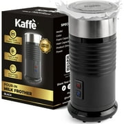 Kaffe 3-in-1 Electric Milk Frother & Steamer   4oz, Non-Stick, Hot & Cold Foam, Barista Tool with 2 Whisks