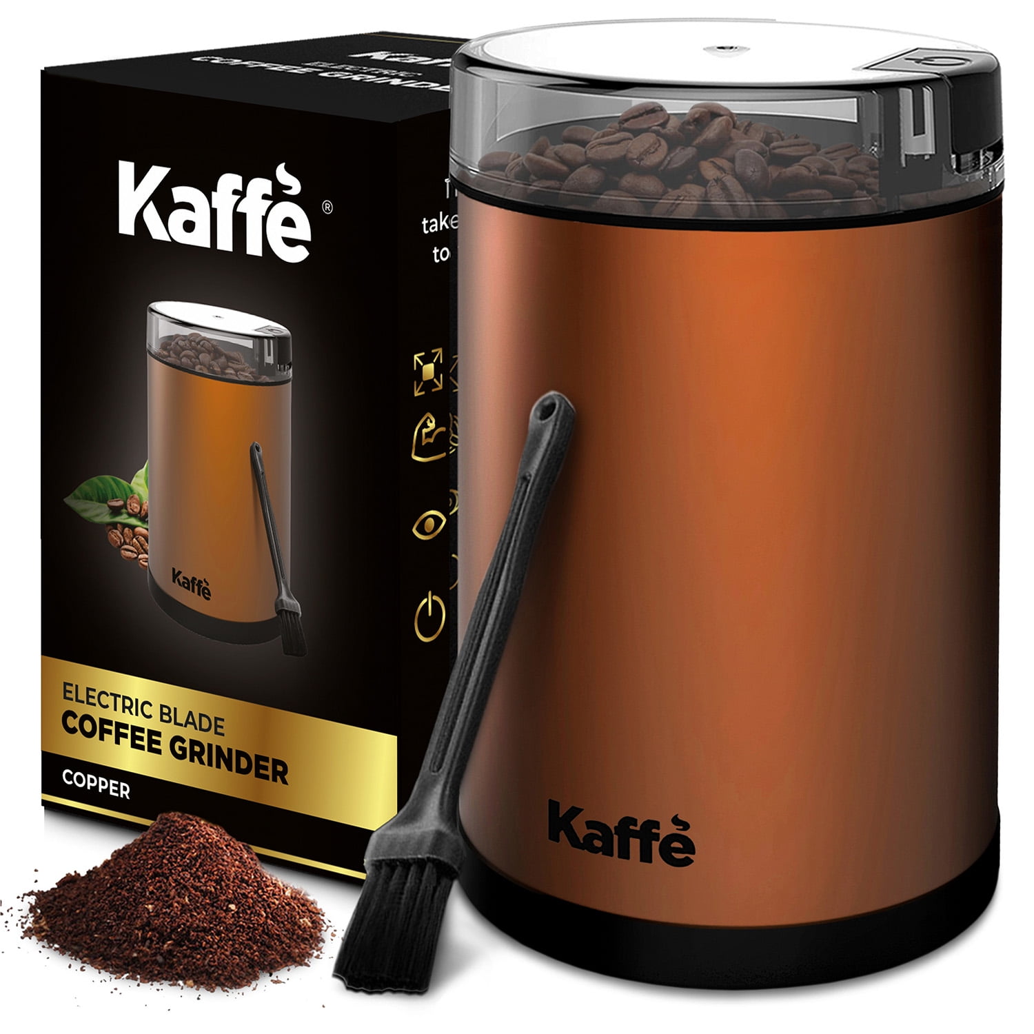 https://i5.walmartimages.com/seo/Kaffe-Coffee-Grinder-Electric-Copper-3-5oz-14-Cup-w-Free-Cleaning-Brush_3a880fe7-54ef-49e6-96be-e2ca7c03b83c.04673e8bd7e0e8766da81625f718d1f0.jpeg