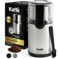 thumbnail image 1 of Kaffe Electric Blade Coffee Grinder w/Removable Cup. 4.5oz 14-Cup Capacity. Cleaning Brush Included. Perfect Grinder for Coffee, Tea, Spices, Corn, Herbs. (Stainless Steel), 1 of 6