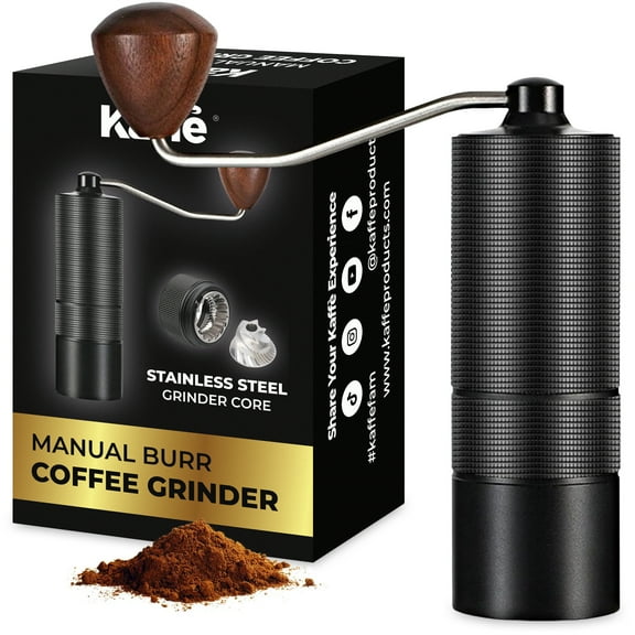 Kaffe - Handheld Manual Coffee Grinder - Black