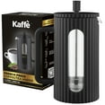 thumbnail image 1 of Kaffe Large French Press Coffee Maker. Double-Wall Stainless Steel Tea & Coffee Press with Extra Filter , Black (1L), 1 of 7