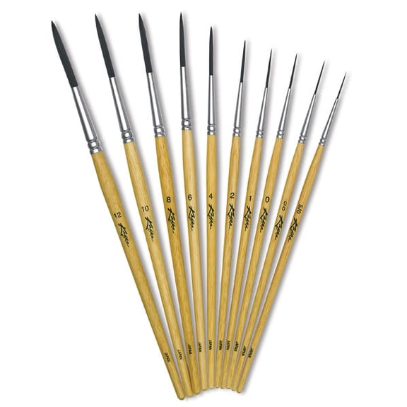 Kafka Design Scriptliner Brush Set - Set of 10