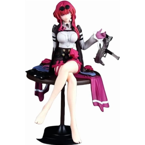 Kafka Figure Sitting on Table Kafka Action Figures 26cm/10.2inch Handmade PVC Character Figurine Cosplay Model Collectible for Anime Fans Gift