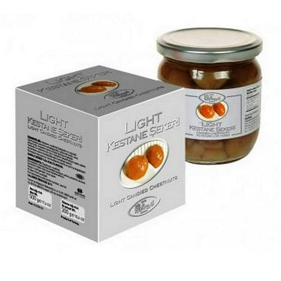 Kafkas Candied Chestnuts in Syrup – Light - 1lb