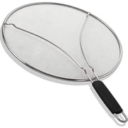 Kafoor 13 inch Grease Splatter Screen for Cooking with Soft-Grip|Splatter screen for frying pan|Works as a strainer