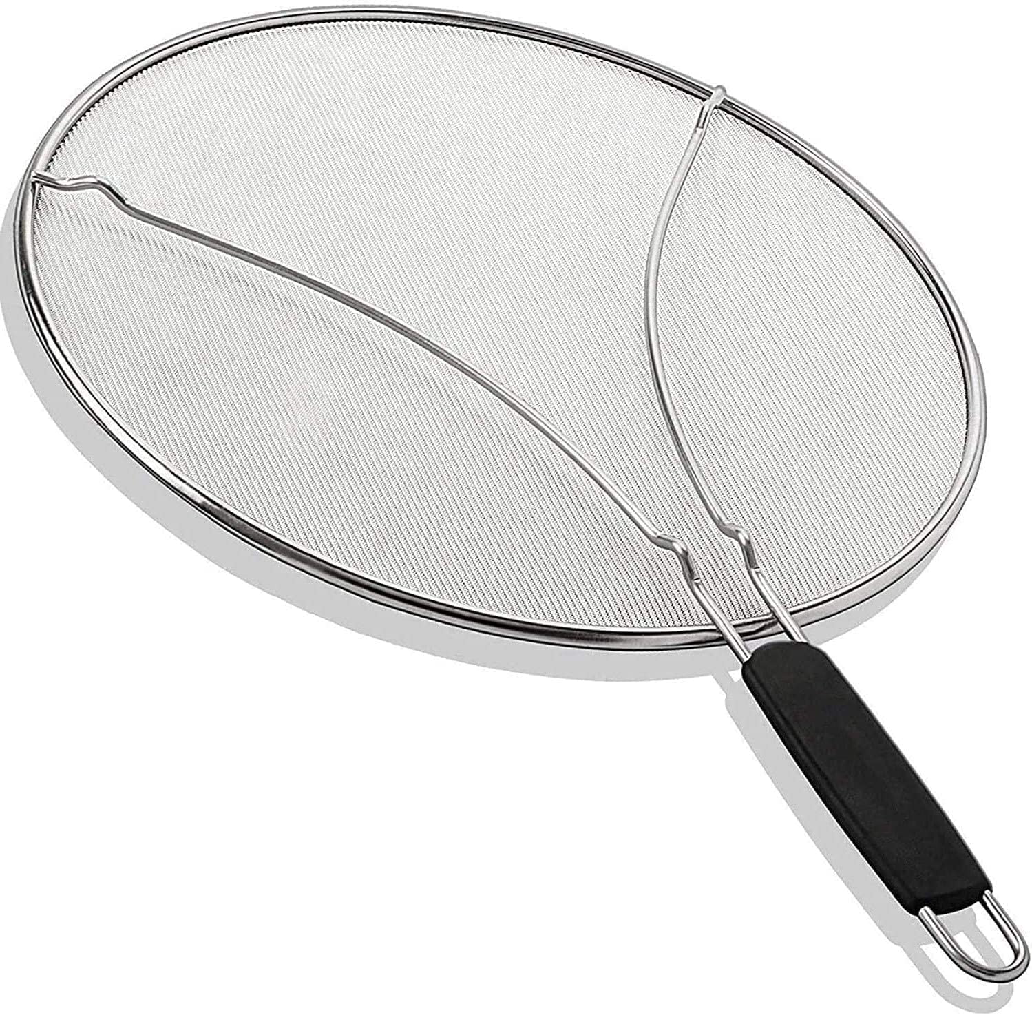 Kafoor 13 inch Grease Splatter Screen for Cooking with Soft-Grip TPR Handle