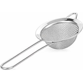 Kafoor Fine Mesh Strainer - Small 2.8 Inch Round Sieve - Tea Strainers for Loose Tea, Coffee Strainer, Food Strainer, Juice Strainer, and Much More!