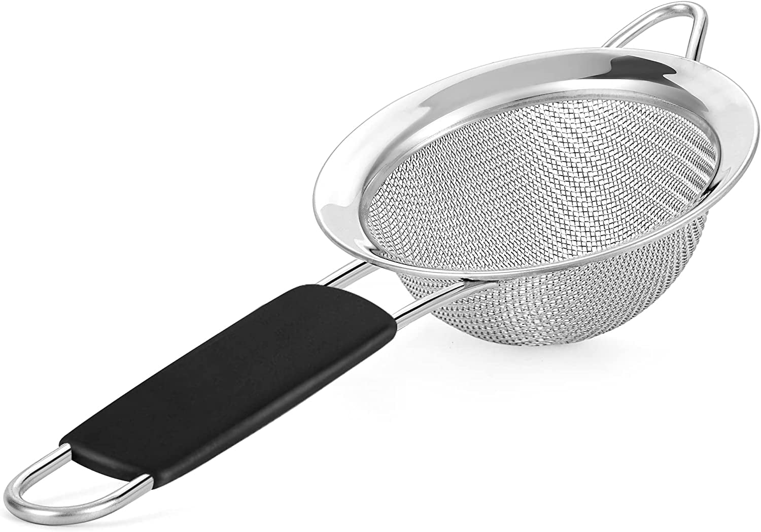 Kafoor Fine Mesh Strainer 3.4 Inch Round Sieve Tea Strainers for