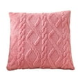 thumbnail image 1 of Kafsov 15.74x15.74 Inch Decorative Throw Pillows Cover for Home and Bedroom, Set of 2 with Invisible Zipper and Modern Design Pink, 1 of 8