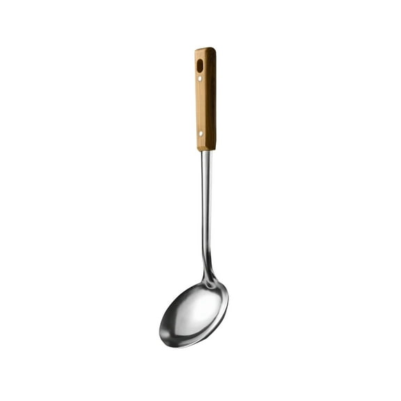 Kafsov 304 Stainless Steel Extra Long Wok Spatula, Ideal for Iron and Carbon Steel Woks, Dishwasher Safe with Hanging Hole, Perfect Kitchen Gift Set for Asian Cooking Silver