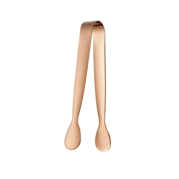 Kafsov 304 Stainless Steel Mini Tongs, 4.33 Inch Precision Kitchen Clamp for Charcuterie Board, Serving Appetizers, Turning Small Food, and Plating Desserts, Rust-Resistant, Dishwasher Safe Rose Gold