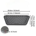 thumbnail image 1 of Kafsov Adjustable Refrigerator Drip Catcher Tray with Non-Slip Rubber, Easy to Clean and Maintain, Perfect for Ice and Water Dispenser Pans Gray, 1 of 2