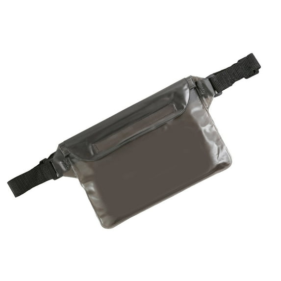 Kafsov Adjustable Waterproof Pouch for Protecting Valuables, Ideal for Kayaking, Beach Camping, and Swimming with Touch Screen Compatibility Black