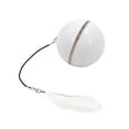 thumbnail image 1 of Kafsov Automatic LED Intelligent Cat Toy - Rolling Ball with USB Charging, Obstacle Avoidance, Hibernation Mode, LED Lighting, Feather & Bell Accessories White, 1 of 6