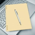 thumbnail image 1 of Kafsov Coil Book A5 Horizontal Notebook 8-hole Hand Thickened Office Learning Notebook Yellow, 1 of 2