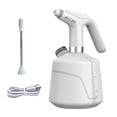 thumbnail image 1 of Kafsov Handheld Electric Sprayer for Watering Flowers and Plants, 2L Electric Watering Can with USB Charging Cable, White/Black White, 1 of 9