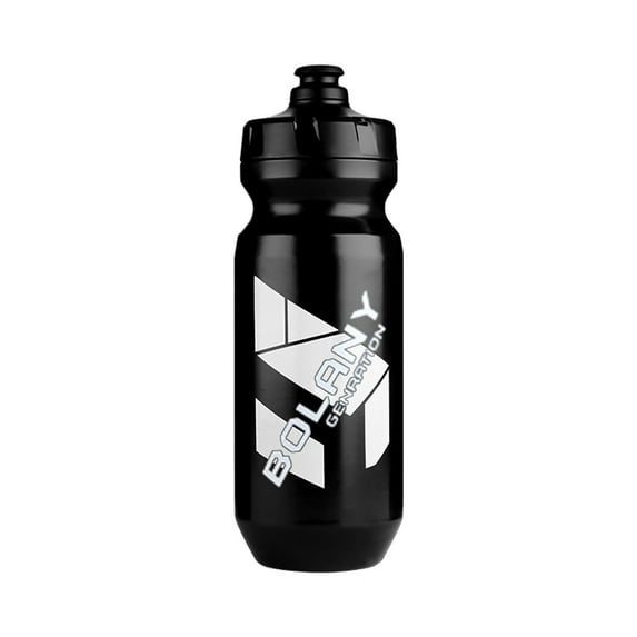 Kafsov Insulated Water Bottle, Leak Proof Squeeze Sports, Bike Bottle with Handle, Easy to Clean, Keep Drink Cool Longer, Great for Gym, Hiking, Camping, Ideal Gift for Cycling Enthusiasts Black