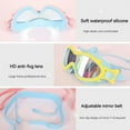 thumbnail image 1 of Kafsov Kids Swim Goggles For Age 3-15, Kids Goggles For Swimming With Nose Cover, No Leaking, Anti-Fog Yellow, 1 of 5