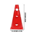 thumbnail image 1 of Kafsov Multifunctional PE Training Cones, 9 Inches for Soccer, Basketball, and Obstacle Courses, Durable, Portable, and Versatile for All Ages C, 1 of 4