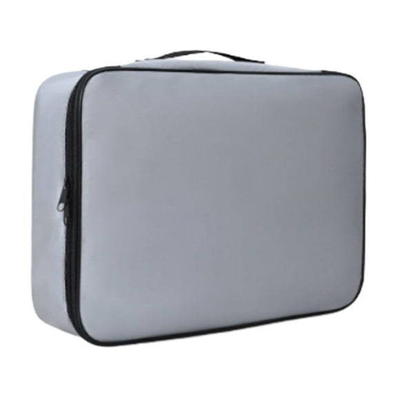 Kafsov Premium Rainproof, Fireproof Document Storage Bag, Multi-layer Compartments for Graduation, Marriage, Other Certificates Gray