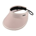 thumbnail image 1 of Kafsov Sun Hat Sun Protection Sunshade Outdoor Travel Riding Beach Empty Sun Hat , Can Adjustment Fit Visor,With Sweatband Pink, 1 of 8