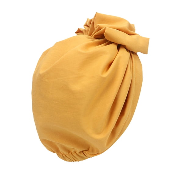 Kafsov Women's Soft Stretchy Cotton Headband, Retro Turban Head Wrap for Spring/Summer/Fall/Winter, Perfect for Daily Decorations and Special Occasions Yellow