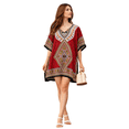 thumbnail image 1 of Kaftan Dress - Caftans for Women - Women's Caftans Available in One Size to Fit US 4,6,8 and 10 (123 Red), 1 of 5