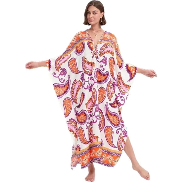Kaftan Dresses for Women Plus Size Bathing Suit Cover up Caftan Maxi Beach Dresses