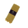 thumbnail image 1 of Kafthan, Waffle Textured Coverlet, Turkish Cotton Blanket/Throw for All Seasons, Gold, 35"x67", 1 of 5