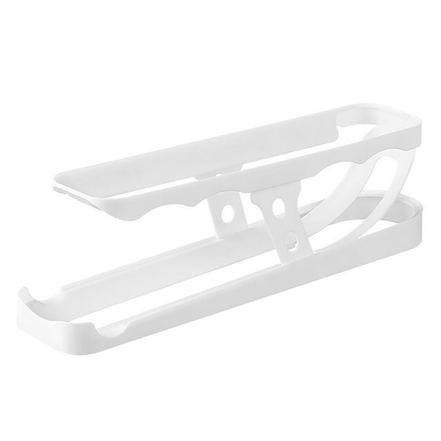 Kafvhsty 1/2 Pcs Fridge Slide Egg Carton Two Tiers Automatic Rolling