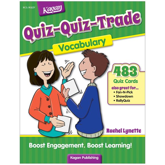 Kagan Publishing KA-BQQV Quiz-Quiz-Trade Vocabulary - Grade 2-6