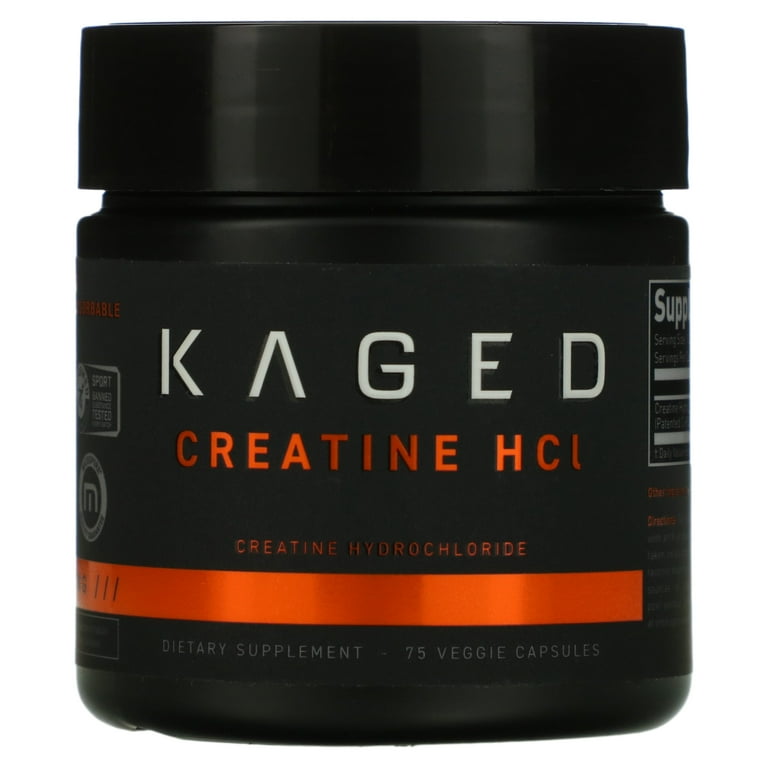 l carnitine kaged Kaged Creatine HCl, 75 Veggie Capsules (750 mg per Capsule)