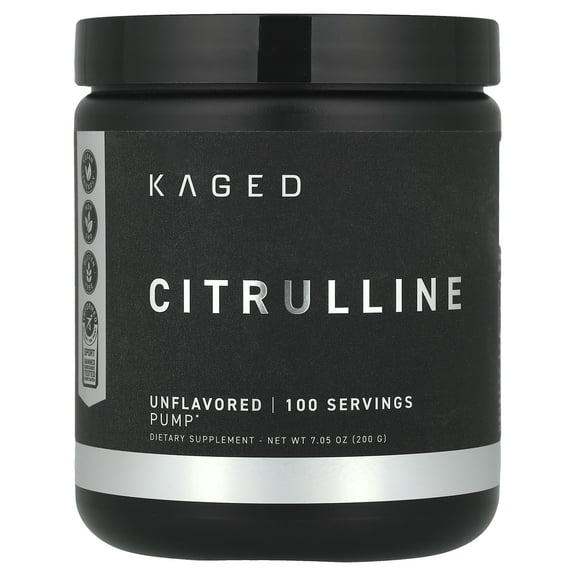 Kaged Citrulline, Unflavored, 7.05 oz (200 g)