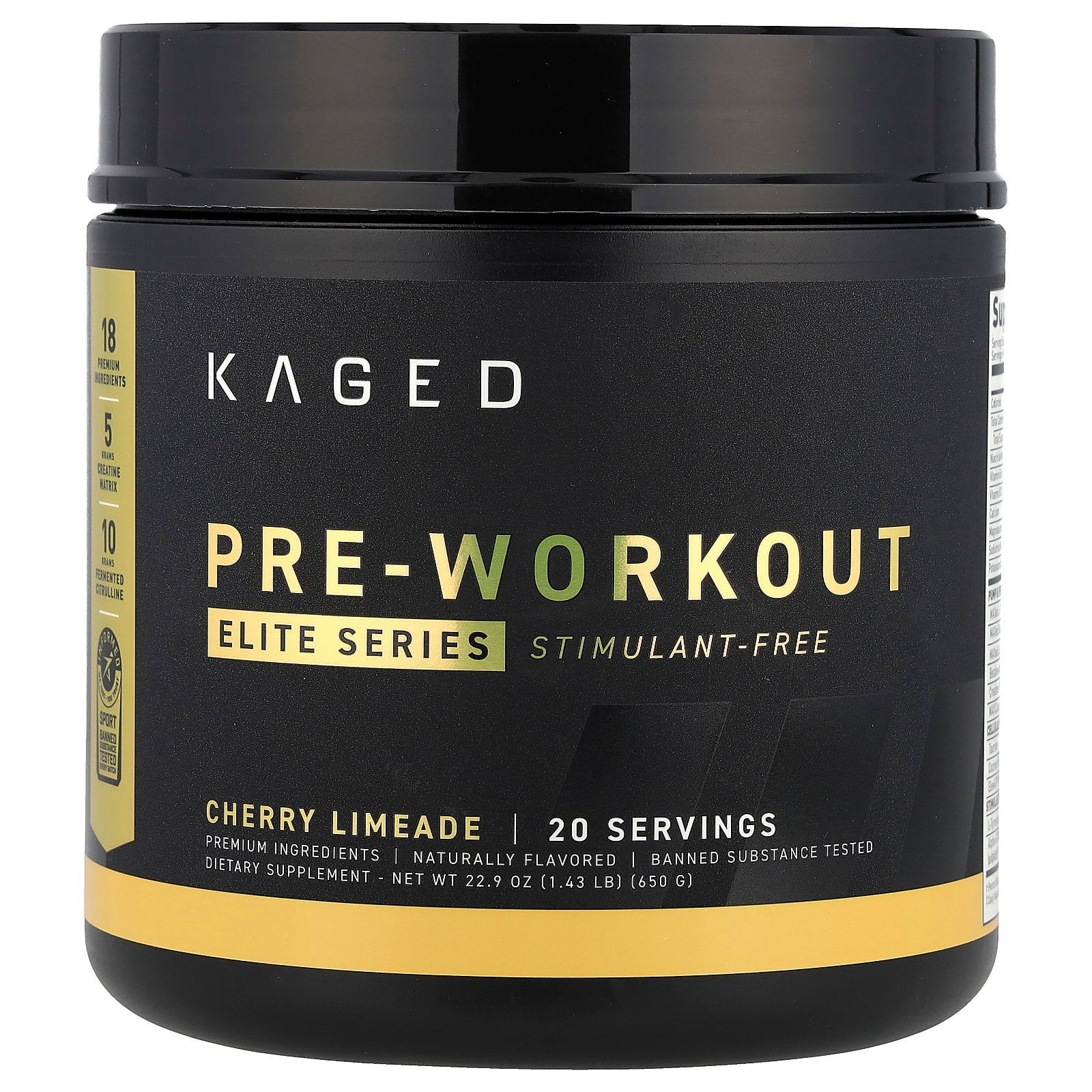 l carnitine kaged Elite Clean Burn With Apple Cider Vinegar Kaged, Citrulline, 7.05 oz (200
