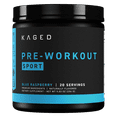thumbnail interactive-video image 1 of Kaged Pre-Workout Sport Blue Raspberry, 20 13g Servings, 1 of 11