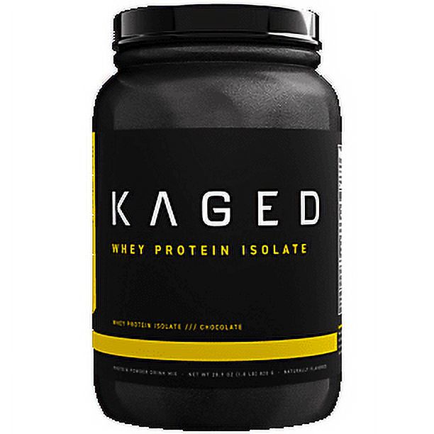 Kaged Whey Protein Isolate Chocolate (1.8 Lbs./ 25 Servings