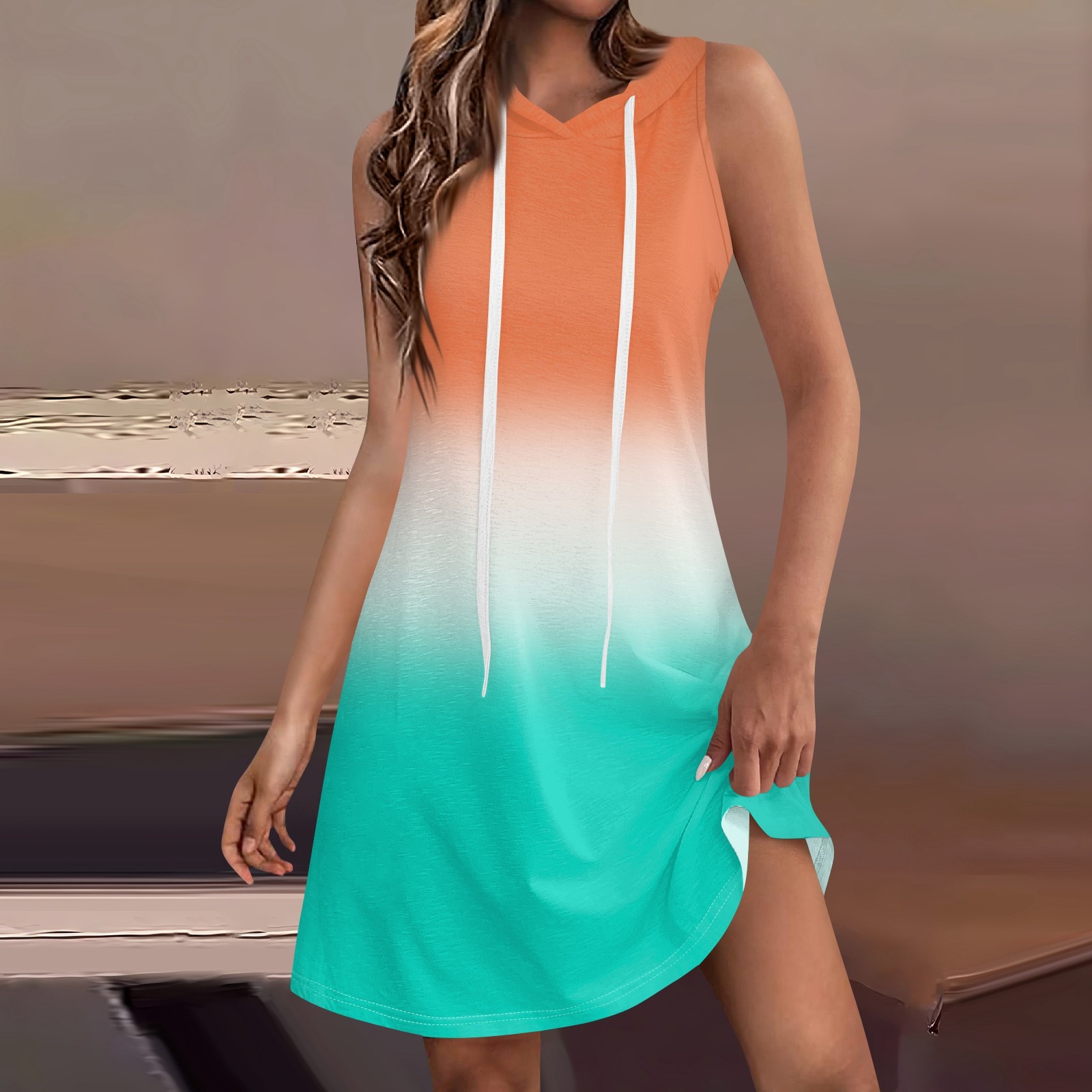 Kagetolytai Summer Dresses for Women 2024 Women's Casual Sundress With