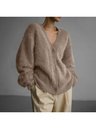 Shaggy Cardigan Sweater