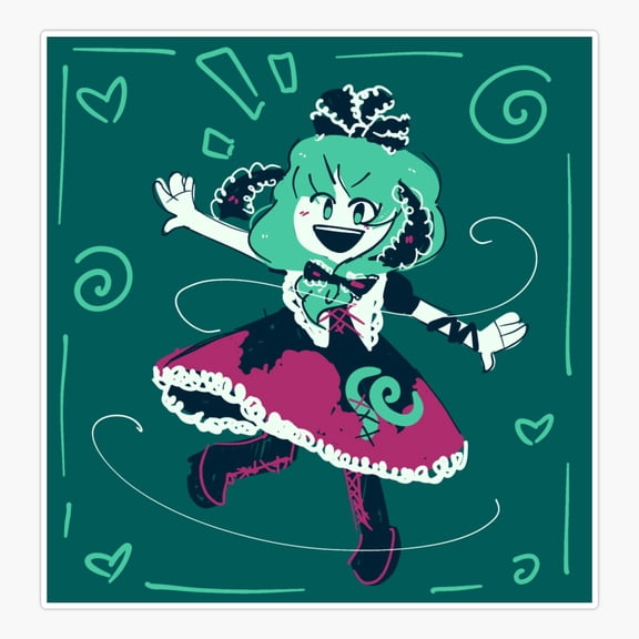 Kagiyama Hina Character Inspired Sticker