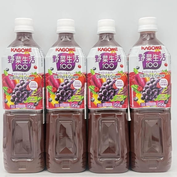 Kagome Carrot & Grape Juice 720ml/4bottle