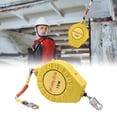 thumbnail image 1 of Kagrote 32 FT Fall Arrester Roofing Lifeline with Automatic Retractable Tether, Double Self-Locking Safety Harness for Construction, 1 of 9