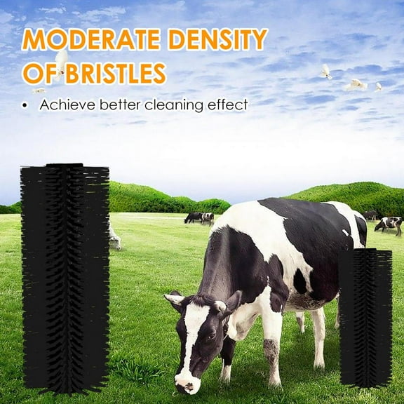 Kagrote 4 Pcs Dense Livestock Scratching Brush Flexible Dense Scratching Brush for Multiple Animals