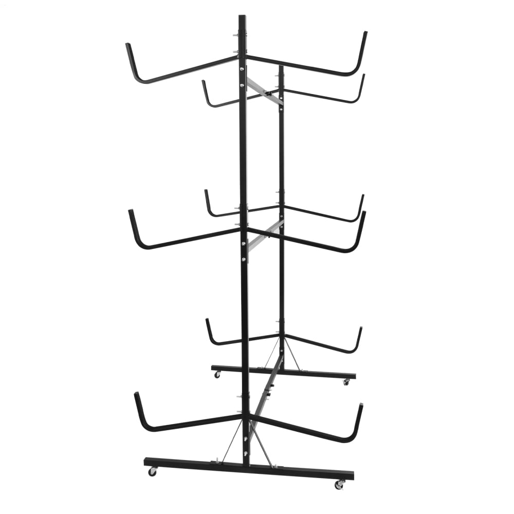 Panel Paddle Kagrote 6-Panel Paddle Board Floor Stand, 170cm Adjustable Kayak Rack ...