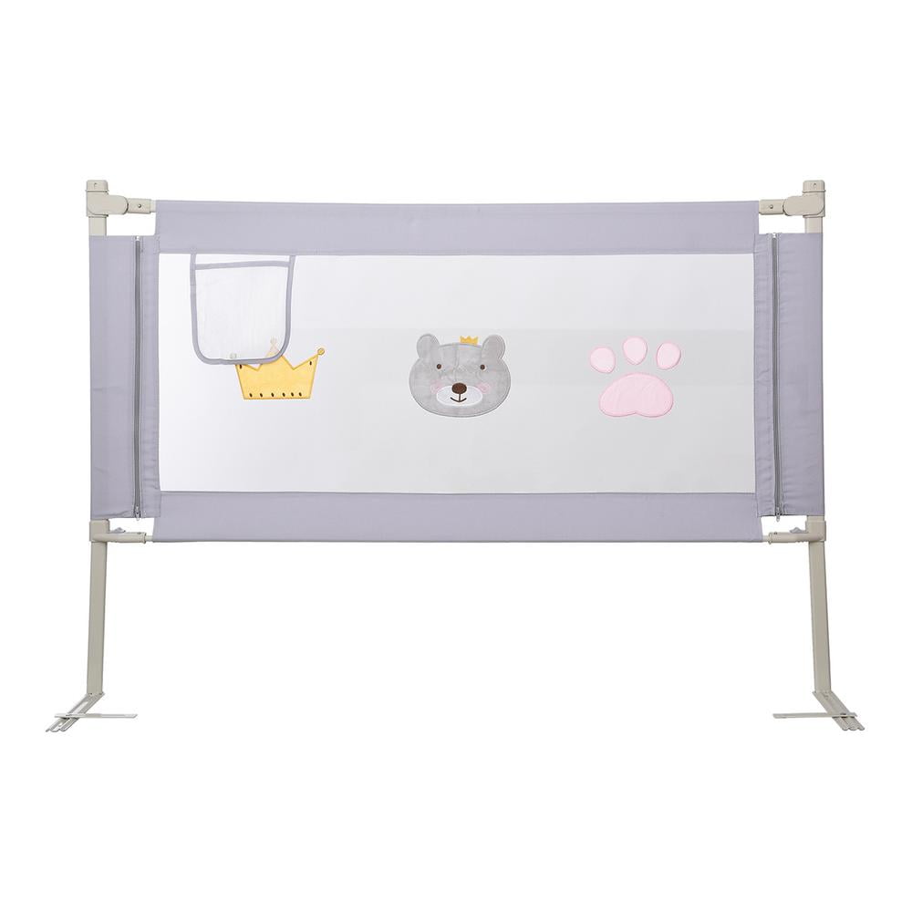 Kagrote Adjustable Bed Rail for Toddler Extra Long Bumper Safety Rails Guard for Toddler Bed
